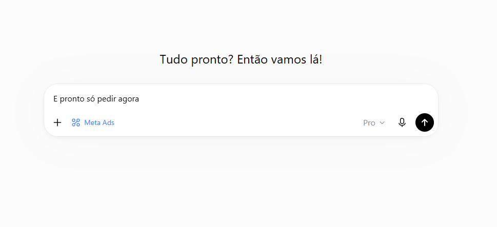 Confirme que o Meta Ads ficou ativo